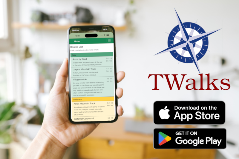 TWalks app promo image